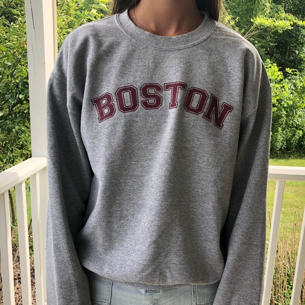 Boston crewneck sweatshirt